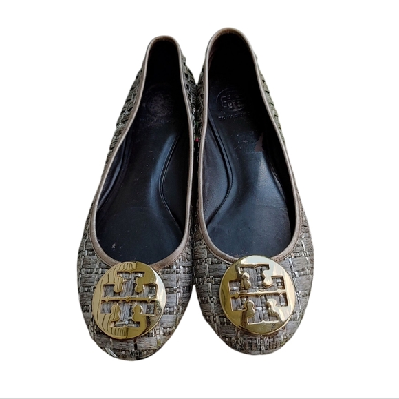 Tory Burch Raffia Flats - Picture 2 of 3